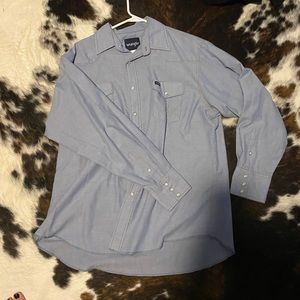 Brand new Wrangler Pearl Snap button up